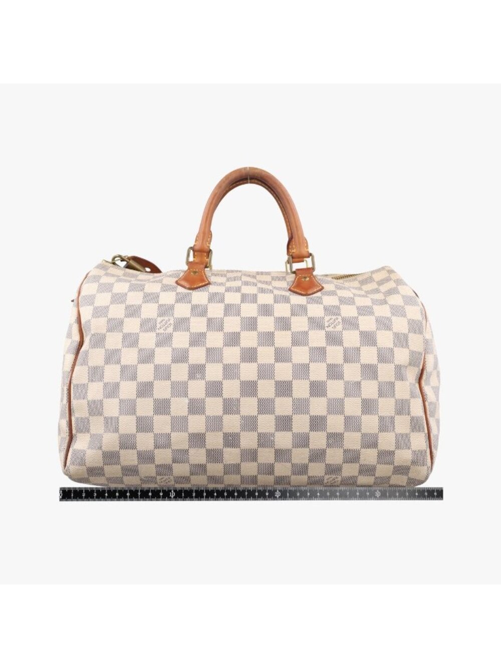 Louis Vuitton Speedy 35 Azur Damier Canvas Handbag - Picture 2 of 15